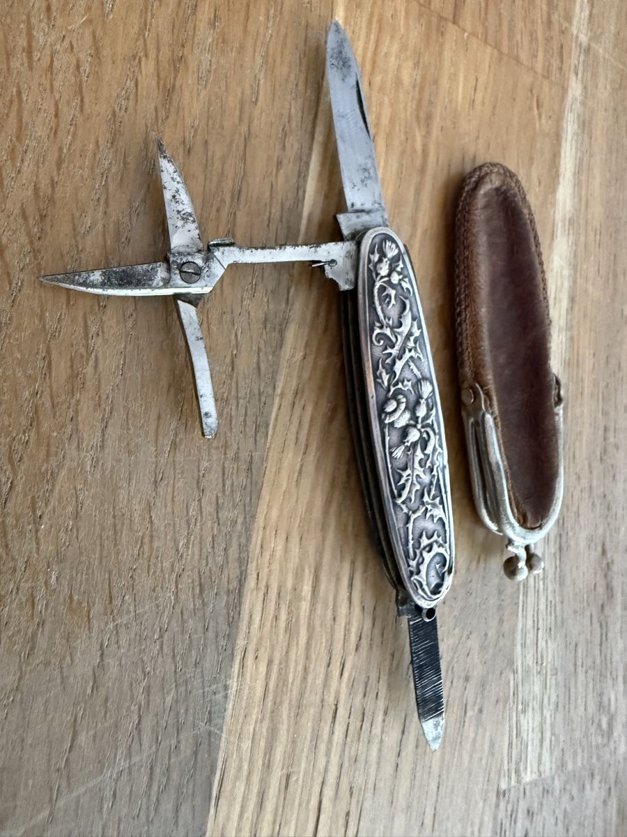 Taschenmesser: Antikes Taschenmesser Sackmesser mit Etui – Gebraucht aus Goldach von Messerguru 3