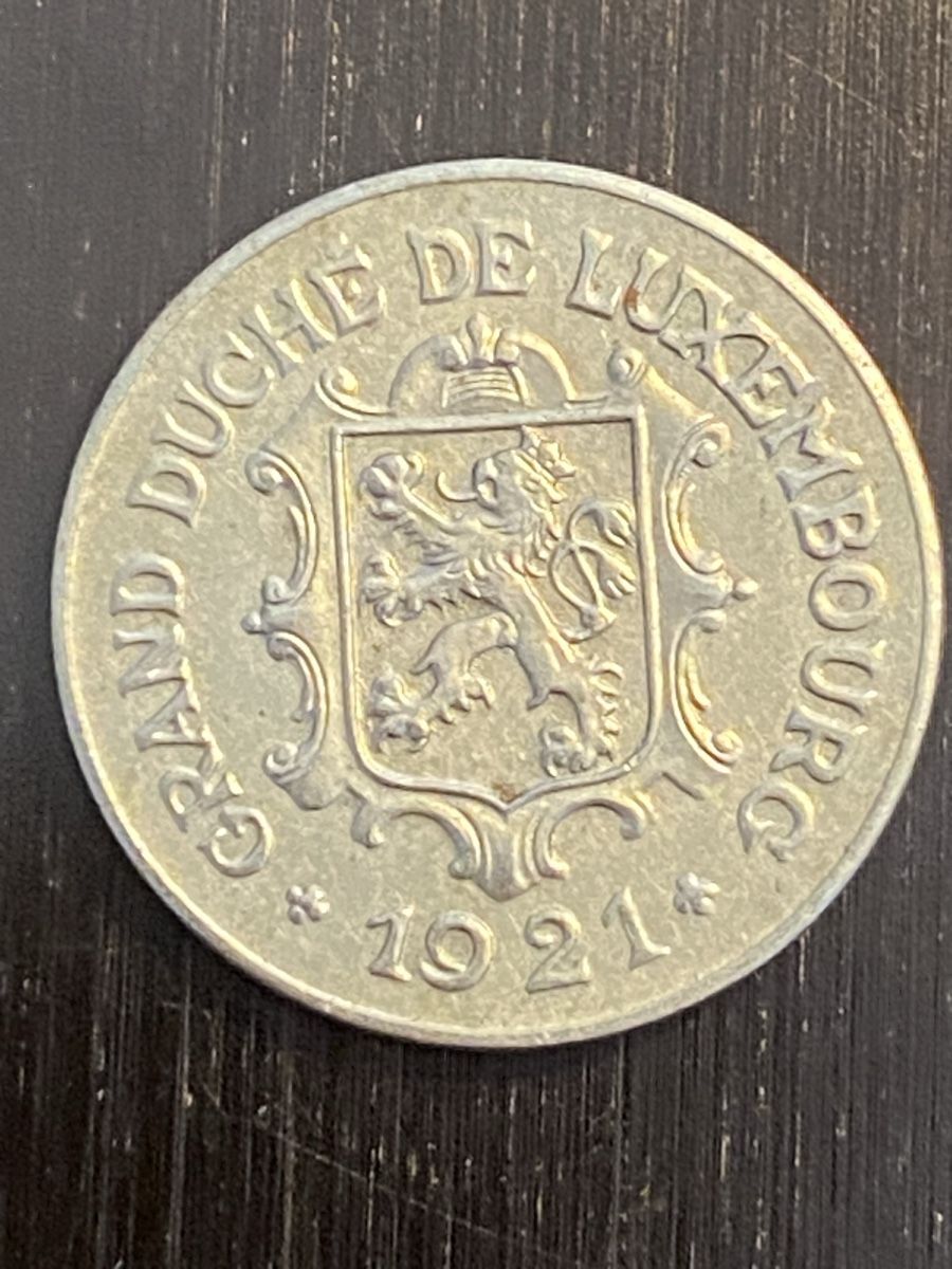 Tutti le monete: Luxembourg, RARE 10 centimes 1921 Fer – Usato da Corsier-sur-Vevey venduto da Ginoarturo 1