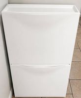 Deux Meubles à chaussures IKEA TRONES blanc  2 modules