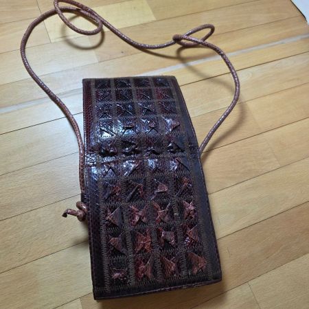 Vintage Schlangenhaut – kleine Tasche wie neu