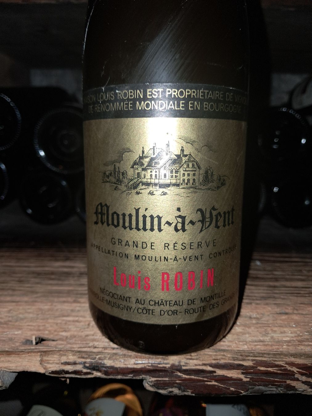 Wein: Moulin-à-Vent "Grande Réserve" Louis Robin 1989 – Neu und originalverpackt aus Le locle von juliensaran 1