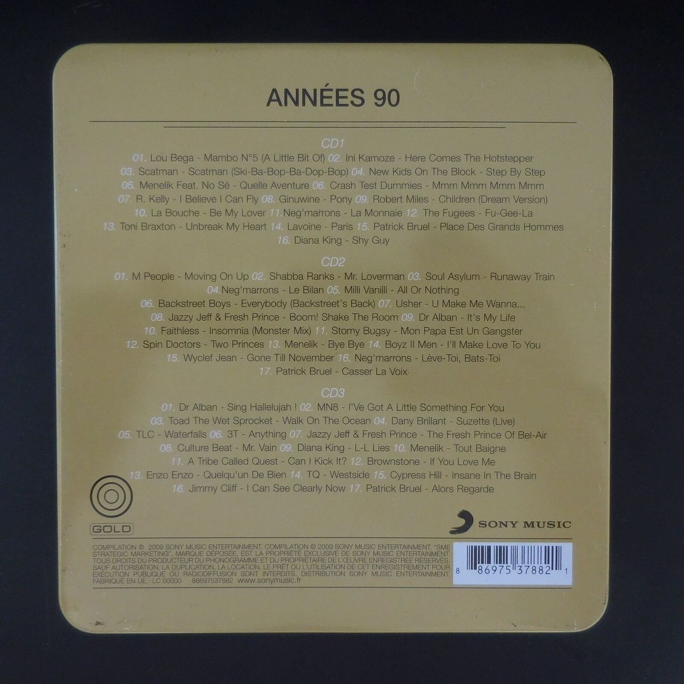 CDs: Diverse: Annees 90: Compilation - 3CD Tin Box – Neu und originalverpackt aus Steinhausen von Vilivinili 1