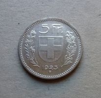 ++ 5.- Franken 1923, gute Erhaltung