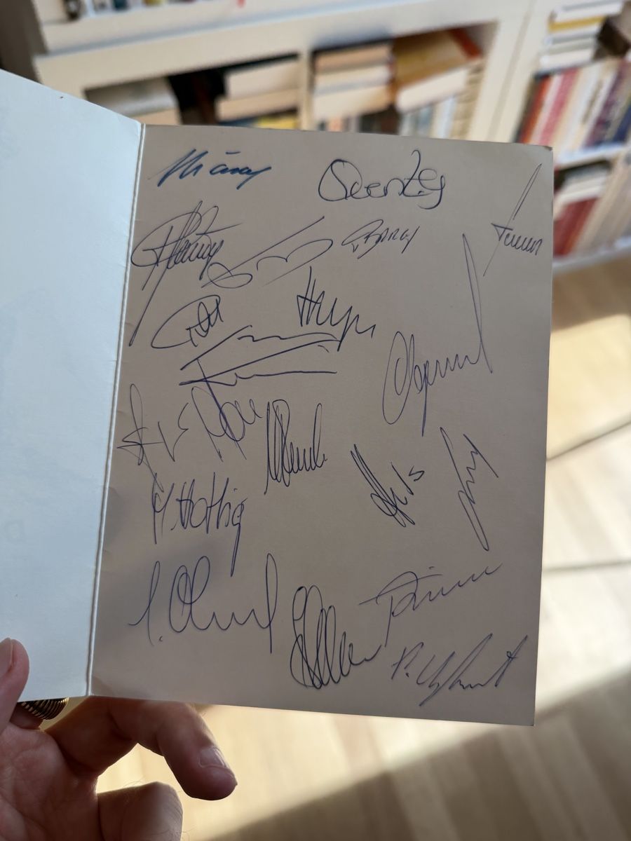 Autografi: Original-Autogramme CH Nati 1994 – Usato da Knonau venduto da Danyboy30 1