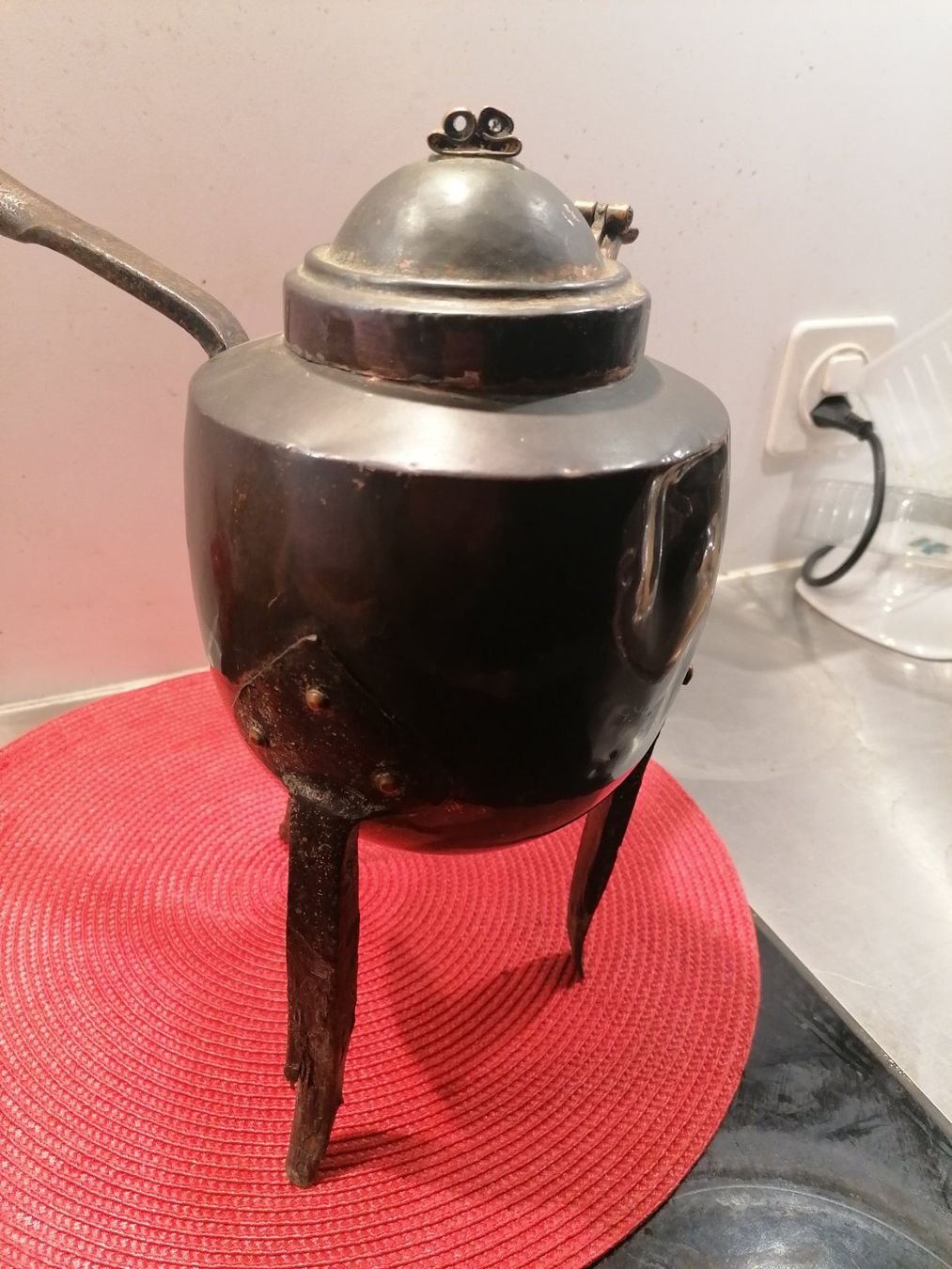 Teiere: antik Teekanne Kupfer – Usato da Biel / bienne venduto da Sarouch9 8