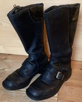 Motorradstiefel aus Leder Grösse 42