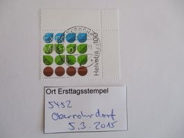 Voll Ort Ersttagsstempel aus 5452 Oberrohrdorf