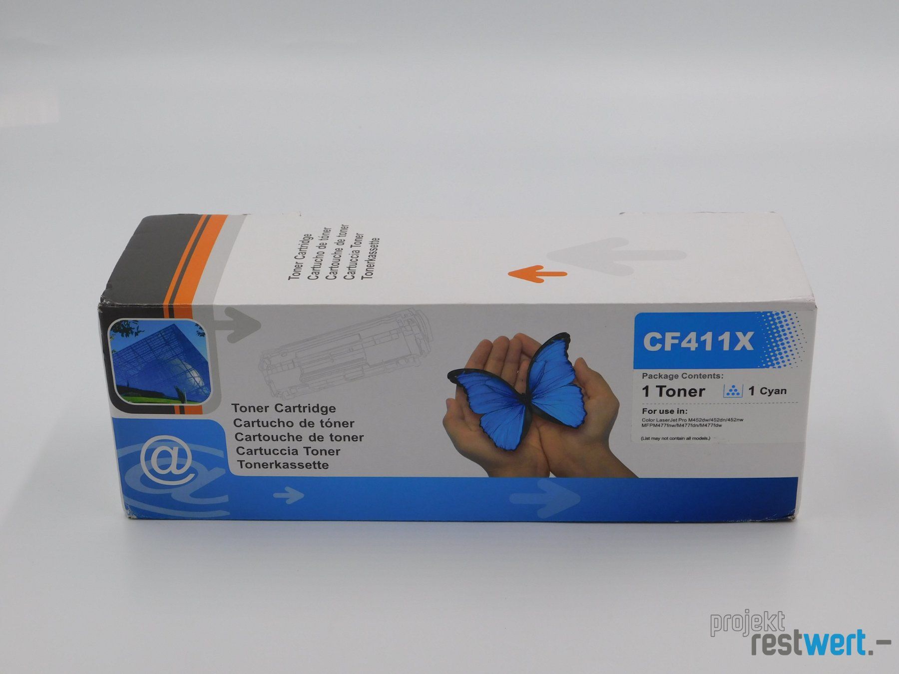 Cartucce per stampanti & toner: Tonerkassette CF411X Cyan – Nuovo e nell'imballaggio originale da Bülach venduto da restwert_buelach 3