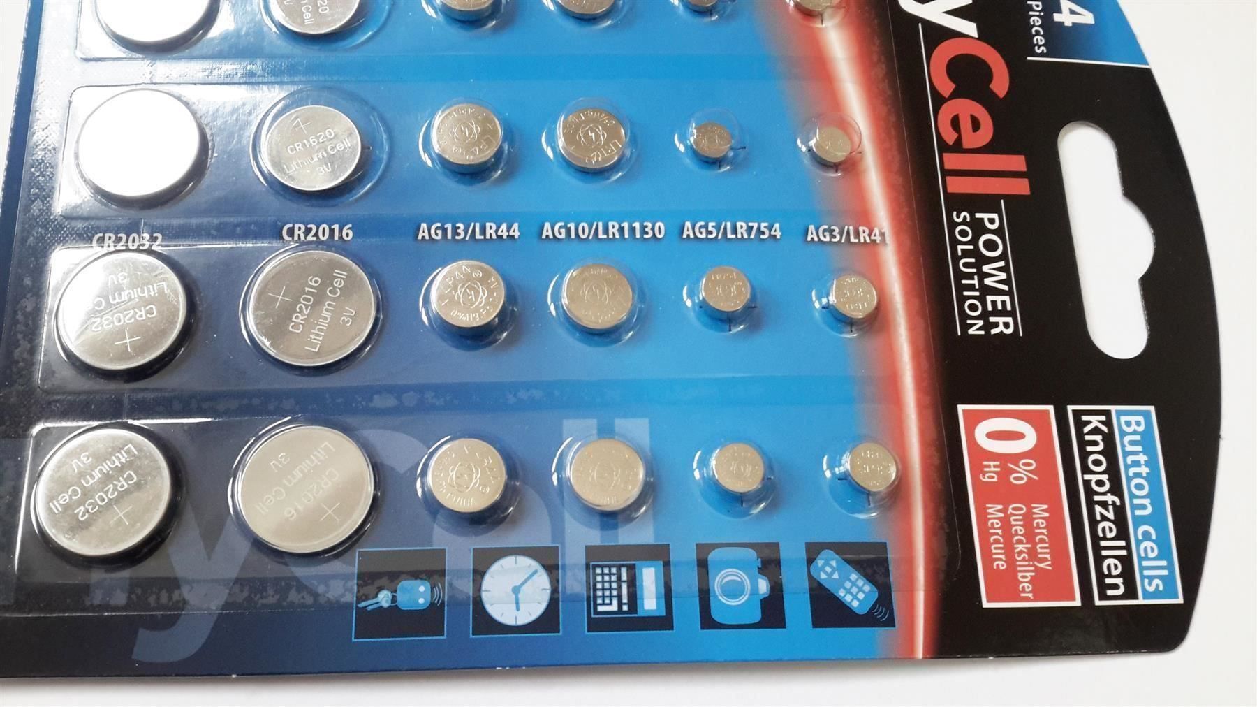 Akkus & Batterien: Knopfzelle Set, 24 St, 1.5+3V, Li+Alkali – Neu und originalverpackt aus St. Gallen von cointec 6