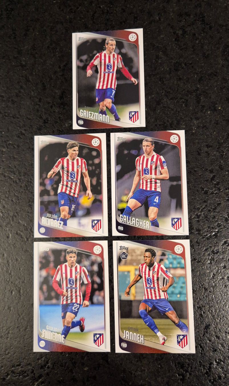 Topps Carte collezionabili: Atletico Madrid Lot - Topps – Nuovo (secondo la descrizione) da Burg AG venduto da Danoe