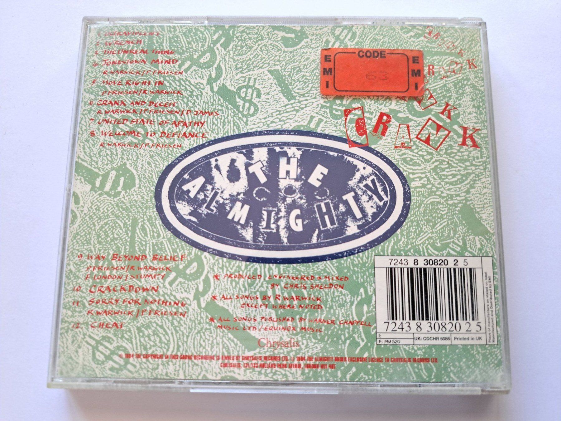 CD: CD The Almighty – Crank – Usato da Pully venduto da bro_n52j 2