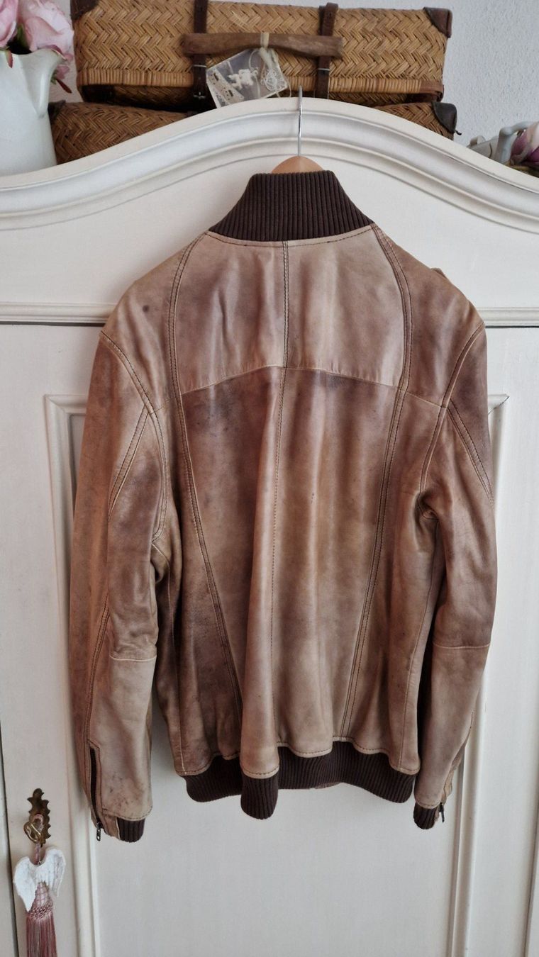Jacken: PECKOTT Lederjacke im Used-Look, Gr. L – Gebraucht aus Rütihof von Teddy1985 1