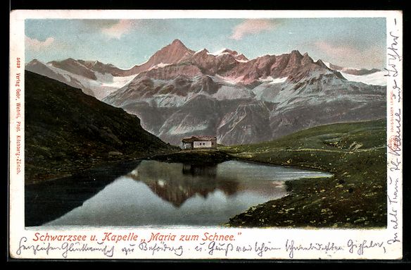 Ansichtskarten: AK Schwarzsee, Kapelle Maria zum Schnee – Gebraucht aus Berlin von bartko-reher