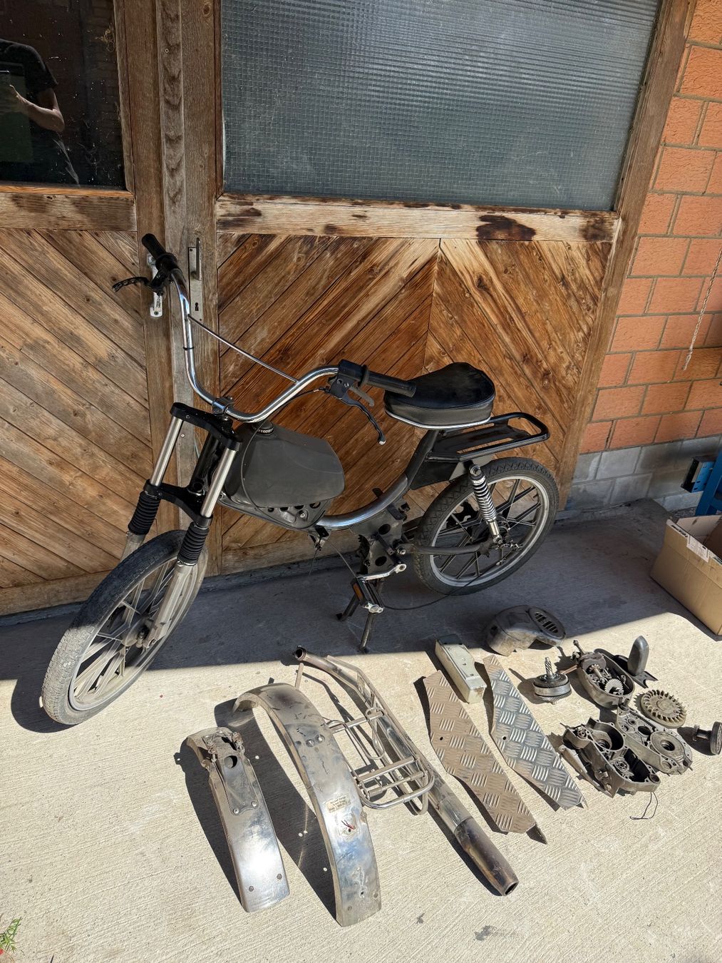 Sachs Ciclomotori: Sachs 503 Alpa CR2000 Töffli – Difettoso da Fahrni b. Thun venduto da Salzberger-FZH 1