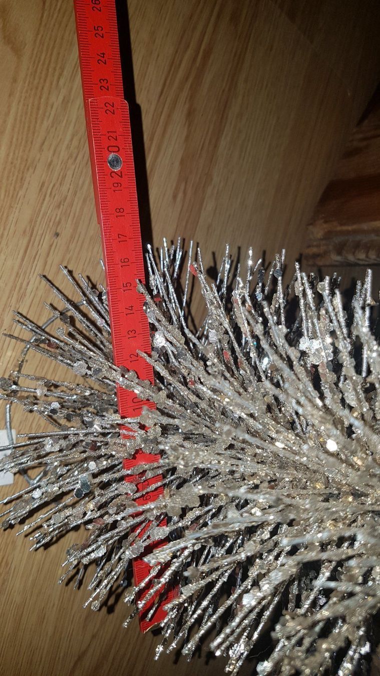 Tutte le decorazioni: Tannenbaum silber aus Draht – Nuovo (secondo la descrizione) da Schwarzenburg venduto da Sunny0290 2