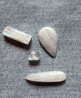 Mondstein Cabochon. "mit Feuer" top schön   4 Stk   UNIKATE