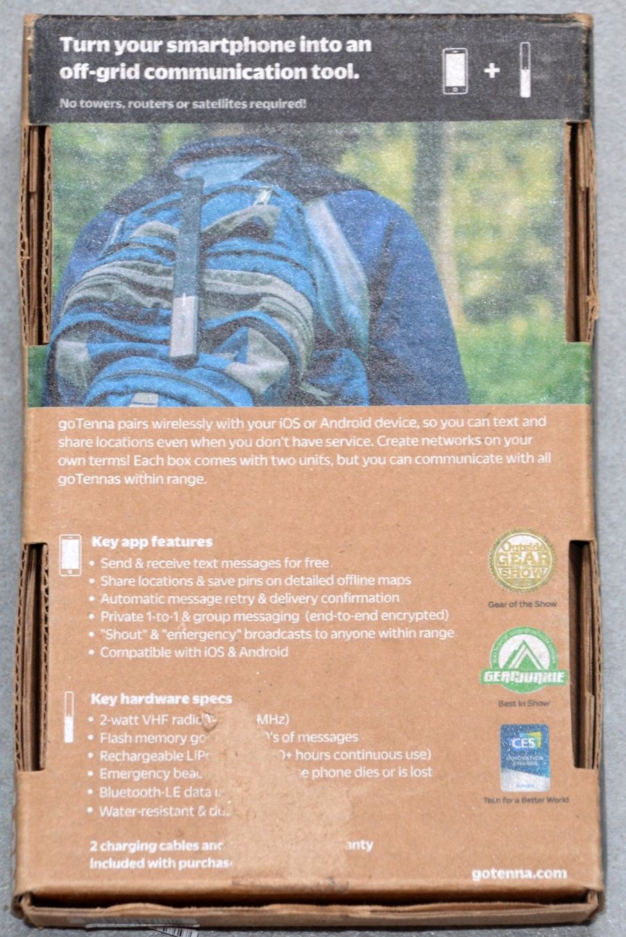 Radiocomunicazione: goTenna Mini-Antenne GPS Smartphone mini antenne – Usato da Collonges venduto da arashee 2
