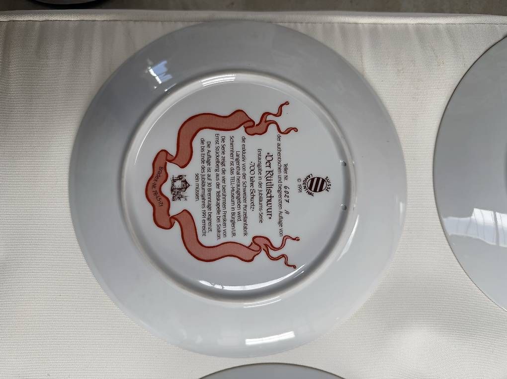 Teller: Langenthal Teller Albert Anker – Neu und originalverpackt aus Felben-Wellhausen von A.R15 4