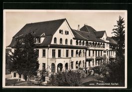 AK Frauenfeld, Ansicht vom Spital, 1937