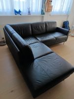 Ecksofa aus Leder, IKEA