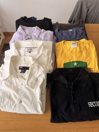 Herrenhemden und T-Shirts Marken gr. L