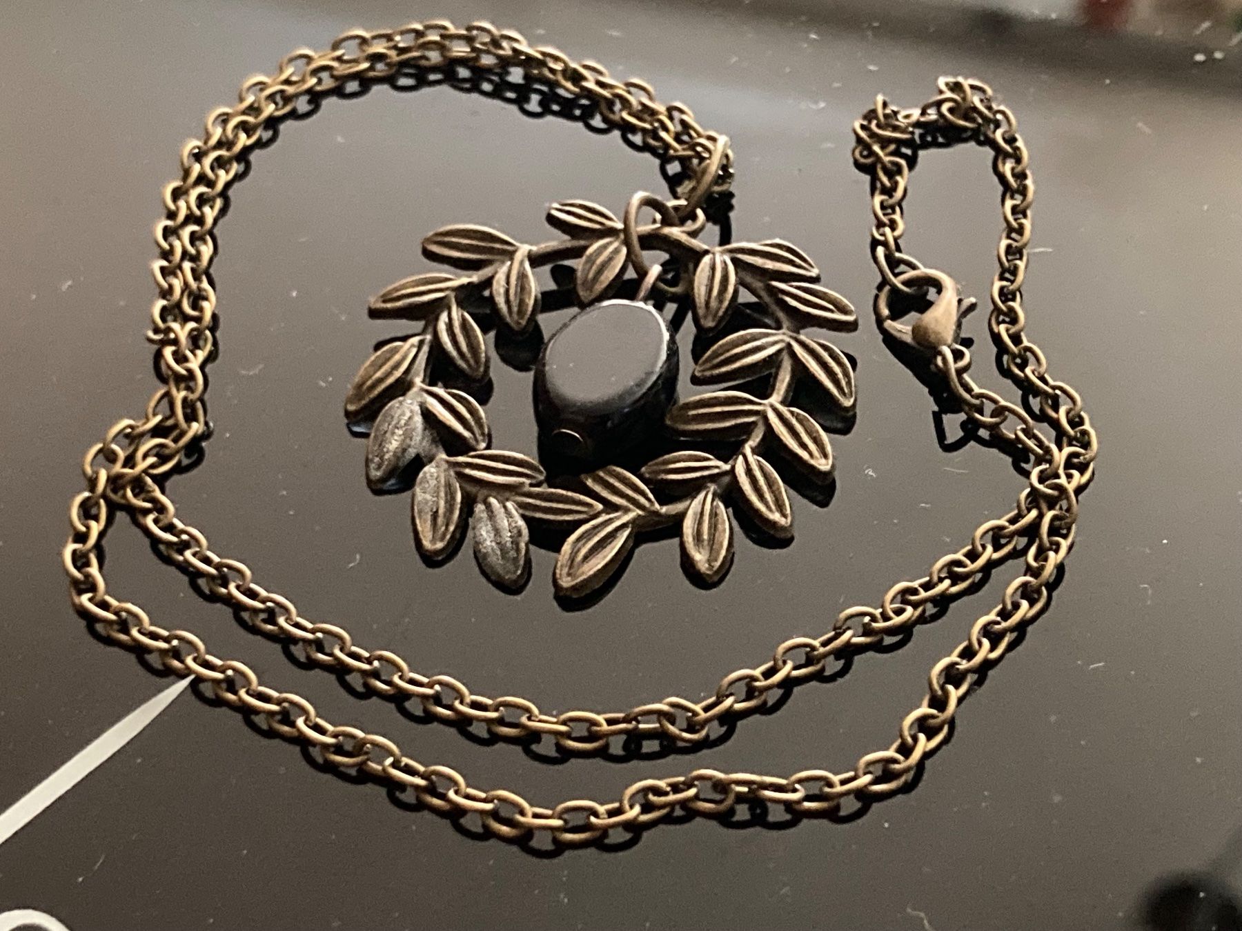 Catenine: Collier vintage Hématite – Usato da Marly venduto da Antigona71 1