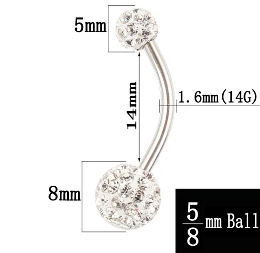 Gioielli per piercing: Bauchnabelpiercing - NEU – Nuovo (secondo la descrizione) da Basel venduto da Chili007 1