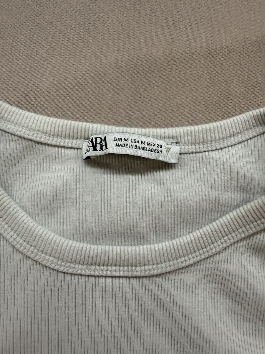 Zara Tops: Débardeur blanc ZARA taille M bon état – D'occasion à Granges VS par coraliegrd5 2