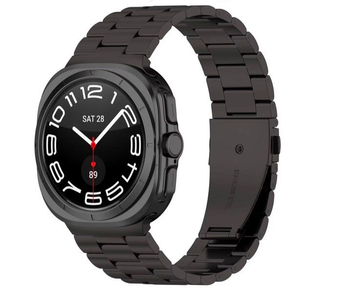 Samsung Smartwatch: Edelstahlarmband für Samsung Galaxy Watch Ultra 47mm – Neu und originalverpackt aus Lausanne von WATCH-WORLD 1