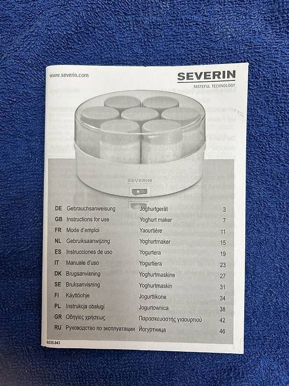 Appareils de cuisine: Yoghurtbereiter Severin – D'occasion à Thalwil par gig_k5x7 2