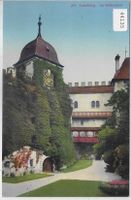 Lenzburg - Im Schlosshof - Litho