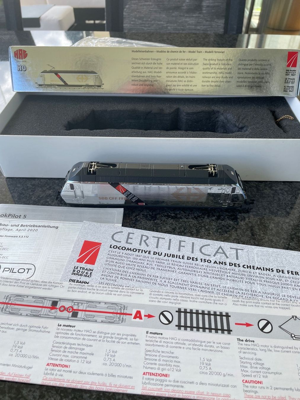 Hag Modellini di ferrovie: HAG Re 460 SBB Jubi – Usato da Horgen venduto da otto490 1