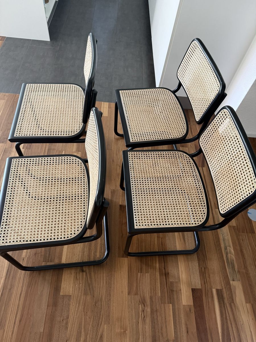 Johann Jakob Chaises: 4 Freischwinger Stuhl  – D'occasion à Wilen b. Wil par Archella83 2