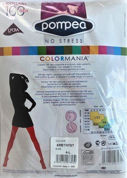 Calze & Collant: Strumpfhose Pompea No Stress – Nuovo e nell'imballaggio originale da Menziken venduto da chianti10 1
