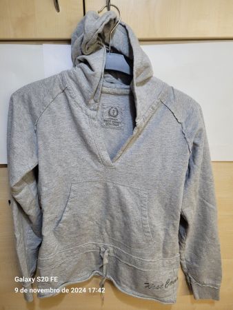 Sweat à capuche West Coast, taille 14 ans/XS , gris 🎁🎄👍