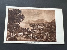 Postkarte Neuchatel 1917 (P33)