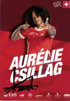 Aurelie Csillag Autogramm handsigniert Schweiz 2026 NEU
