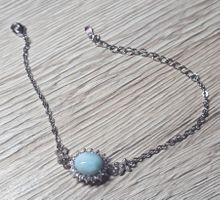 ✨ Larimar Armband aus Edelstahl ✨💙C