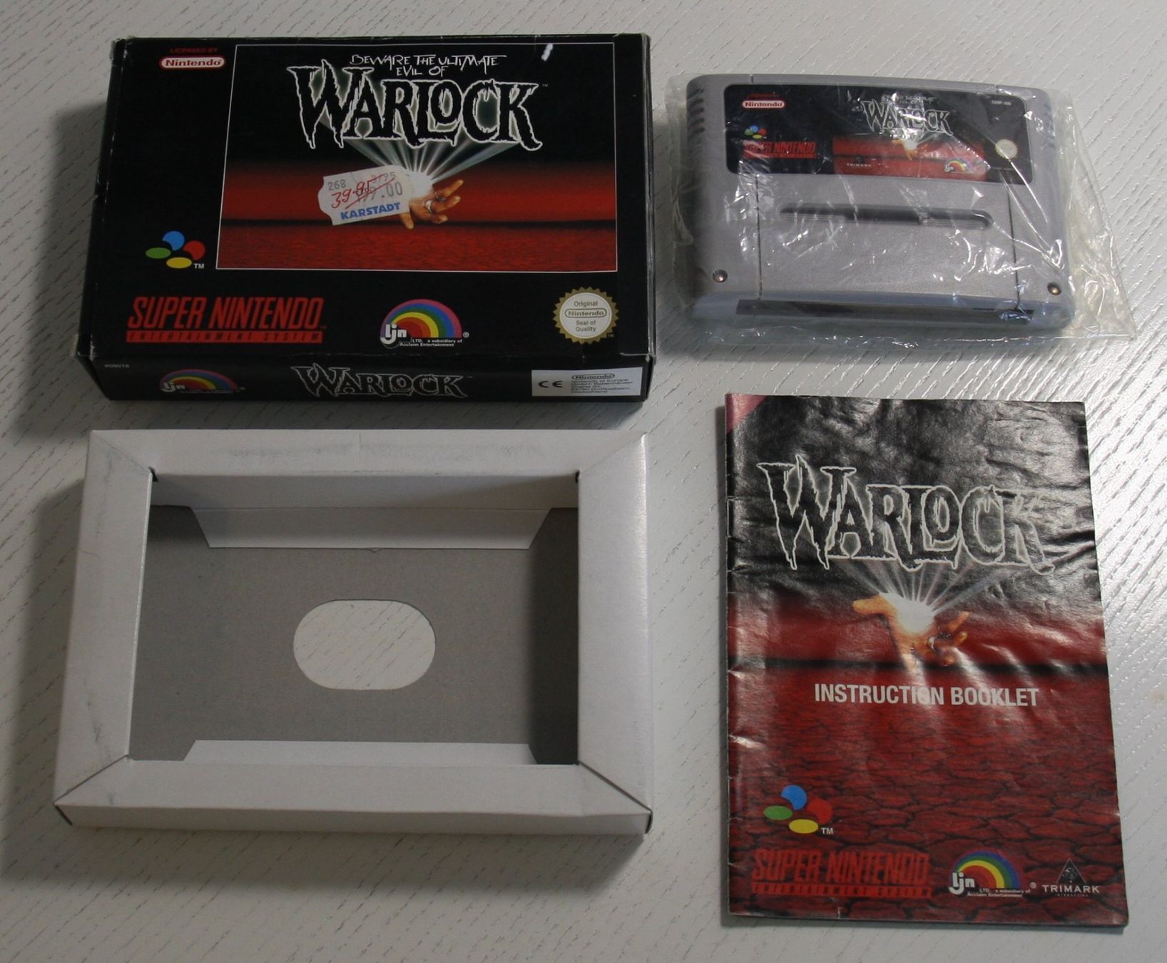Spiele: SNES Warlock – Gebraucht aus Fisibach von Retrogames24 1