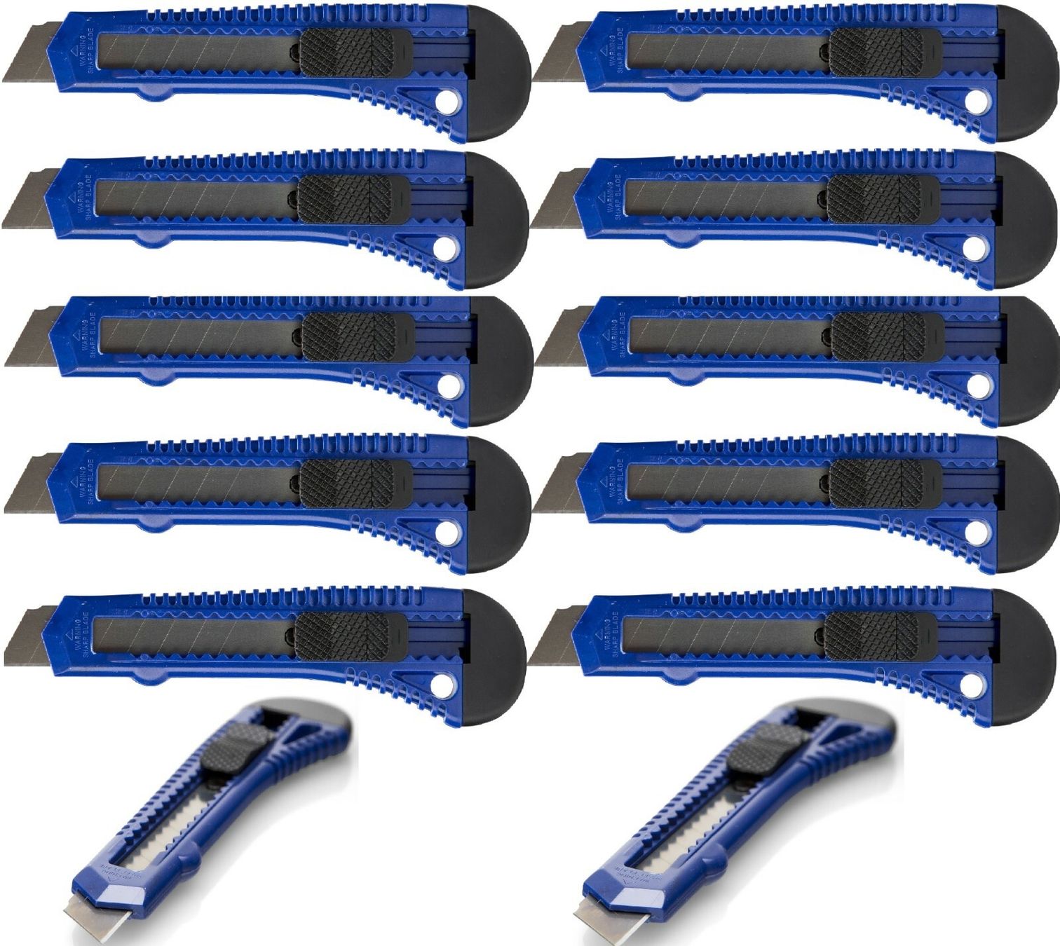 Tutti gli attrezzi: Cuttermesser 18 mm | Profi Teppichmesser mit Abbrechklinge – Nuovo e nell'imballaggio originale da Bülach venduto da StoreInShop.com