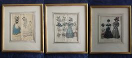 3 Modestiche 1827 aus London - inkl. Berner Tracht