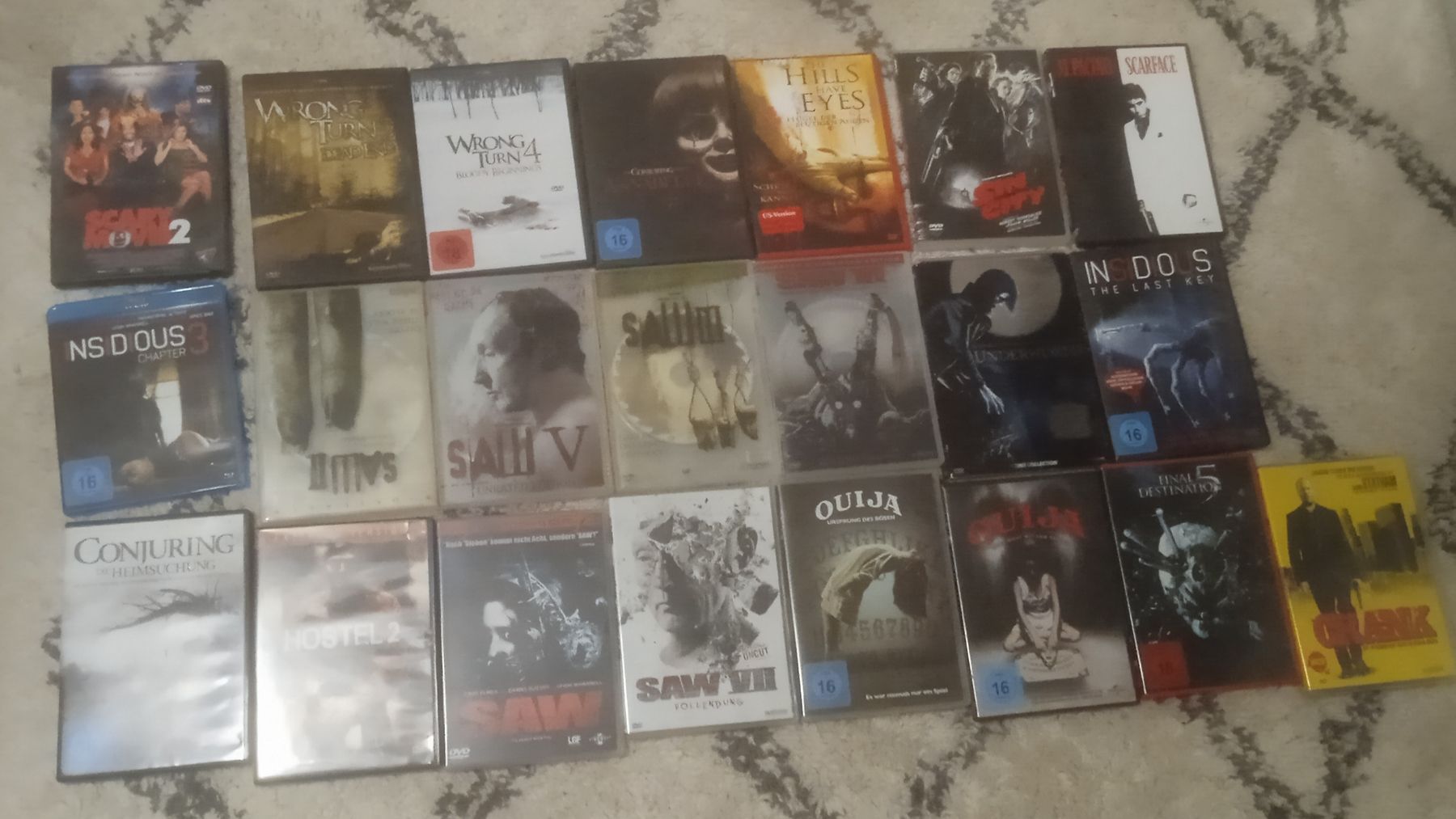 Tutti i DVDs: Horror Filme Sammlung – Usato da Pratteln venduto da bue_s5jc