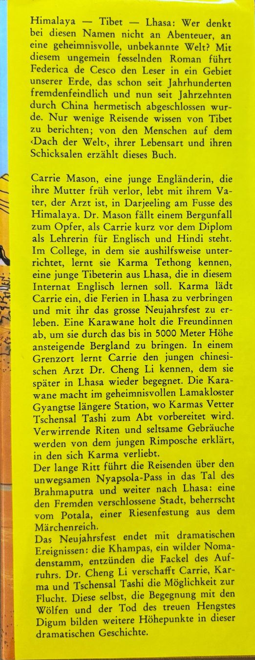 Libri: Cesco, Die goldenen Dächer von Lhasa – Nuovo (secondo la descrizione) da Sarnen venduto da Livres 1