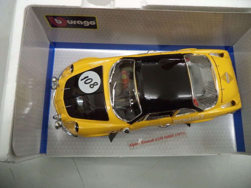 Voiture Radiocommandée Burago Junior – Alpine A110 Berlinette, Bleue, Occasion