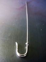 10 Broschennadeln Hutnadeln 10,5cm Metall