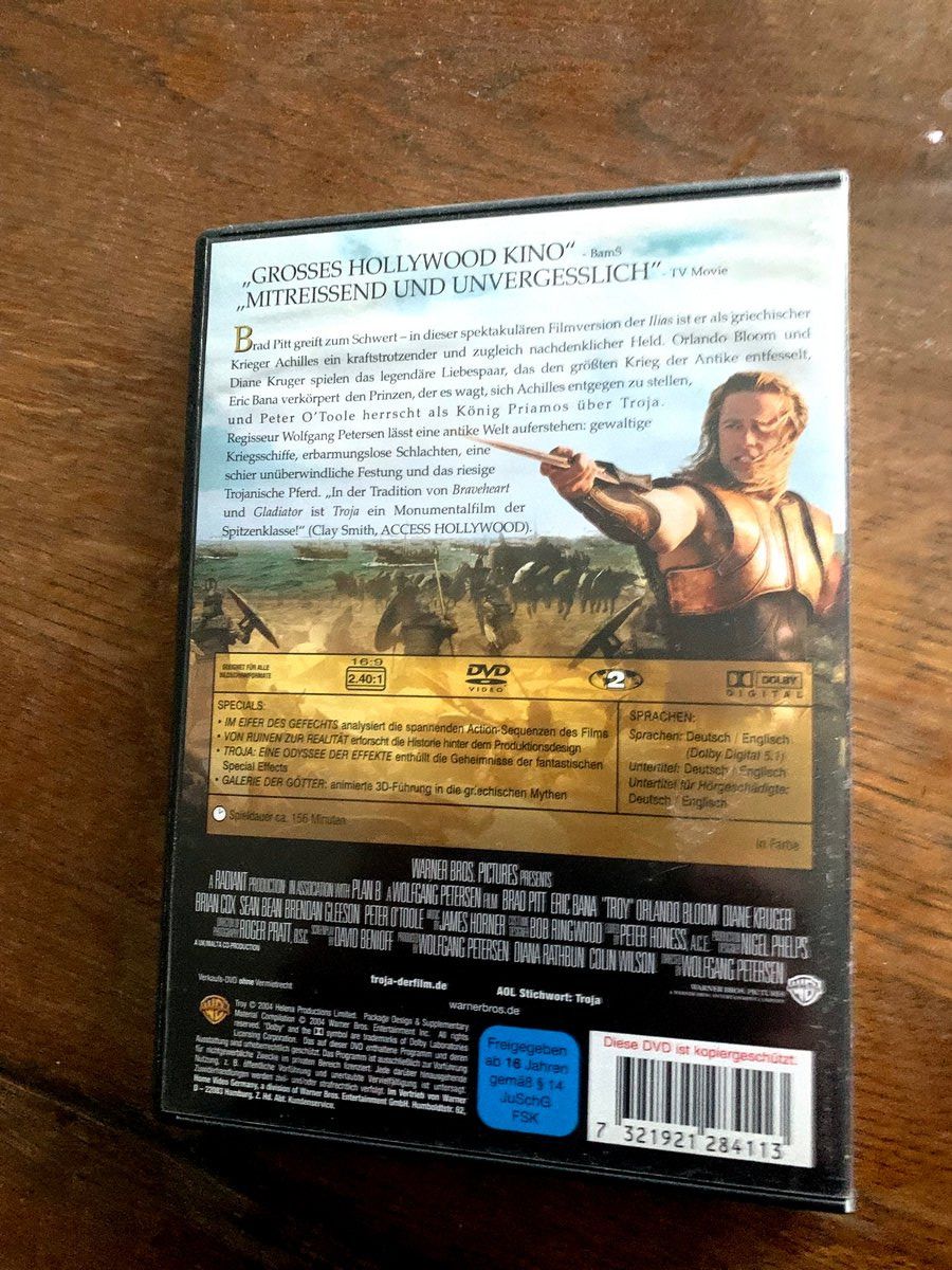 Tous les DVDs: TROJA (2 DISC DVD EDITION) – D'occasion à Emmen par newdeal1970 4