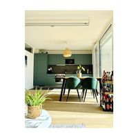 Tema Home Drift table à manger noyer + métal noir - CHF 129