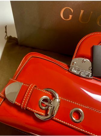 Borsa Gucci in vernice