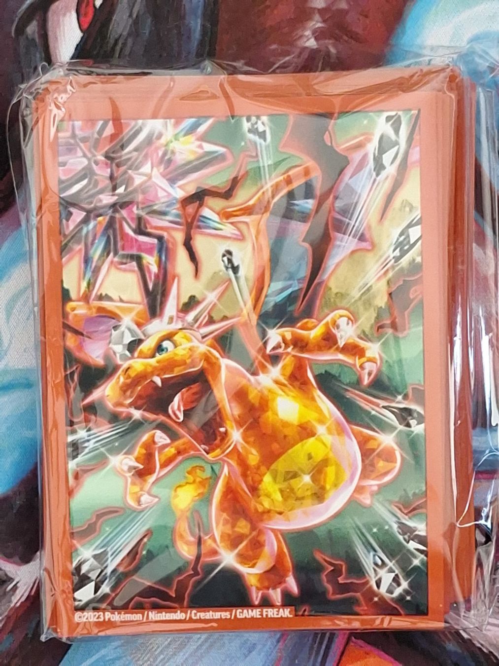 Pokémon Carte collezionabili: Charizard Glurak Sleeves 65 Sleeves Kartenhüllen – Nuovo e nell'imballaggio originale da Altstätten SG venduto da GGsGameshop