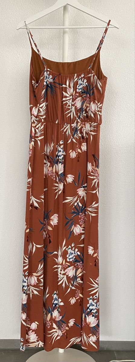 Only Vestiti: Sommerkleid rotbraun mit Blumenmuster – Usato da Dachsen venduto da Jay_3 1
